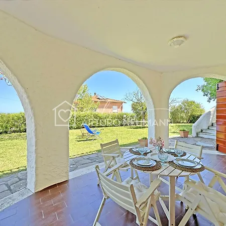 Feriehus 630 - Giulia Con Ampio Giardino E Bellissima Vista Mare - Inclusa Nel Prezzo